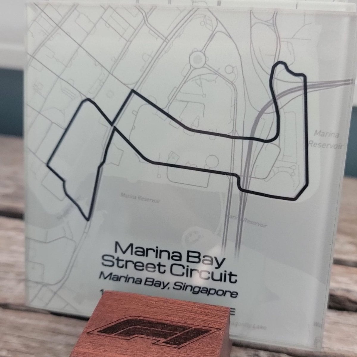 Motorsports World Championship series glass coaster set - Microstep Customs