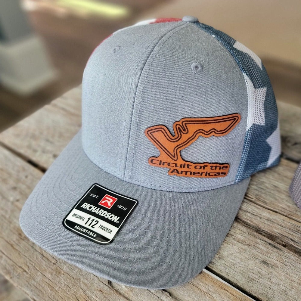 Motorsports World Championship series leather patch hat - Microstep Customs