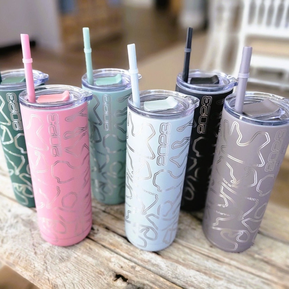 Motorsports World Championship series soft-matte insulated tumbler - Microstep Customs
