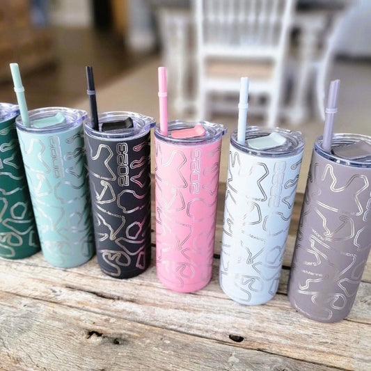 Motorsports World Championship series soft-matte insulated tumbler - Microstep Customs