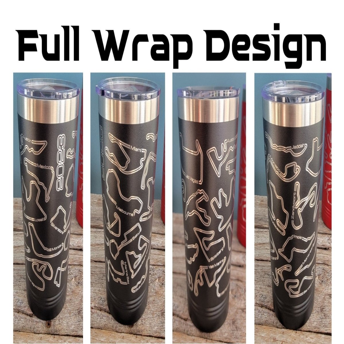 Motorsports World Championship series stainless steel insulated tumbler - Microstep Customs