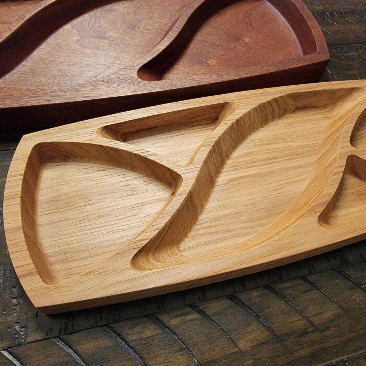Solid wood catch-all tray - Microstep Customs