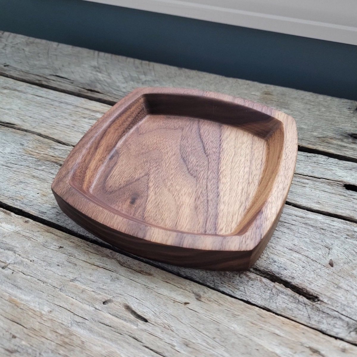 Solid wood catch-all tray - Microstep Customs